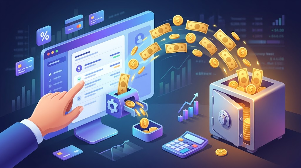 Stripe fee calculator showing fee and net payout